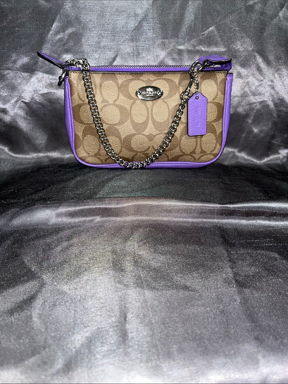 Purple Coach Purse